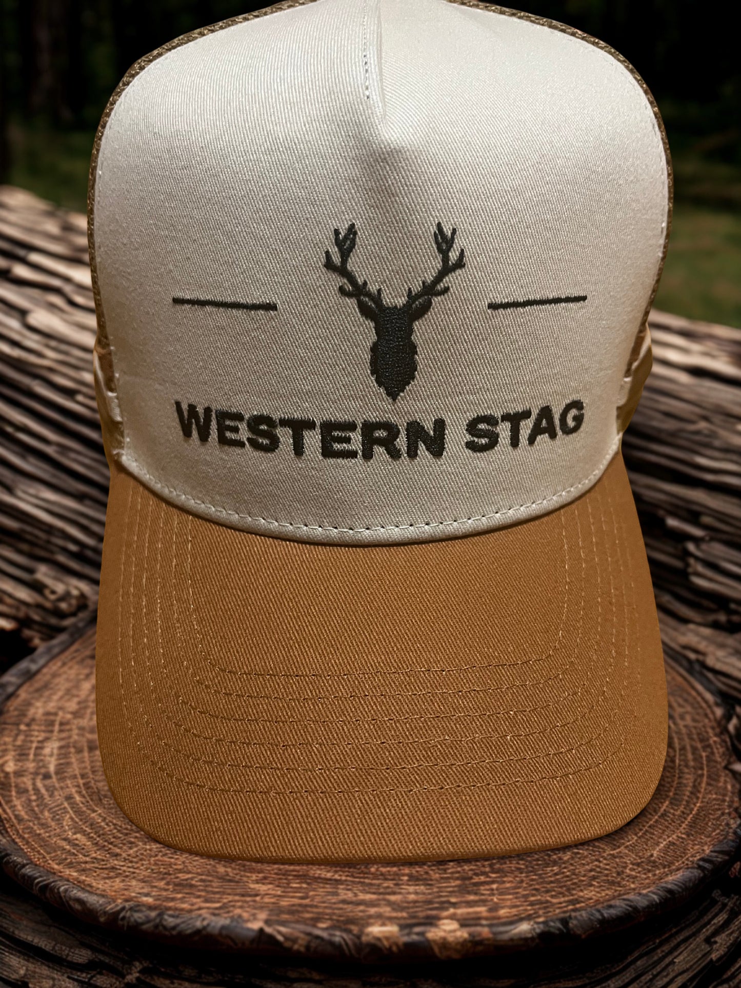 Western Stag Vintage Trucker Cap