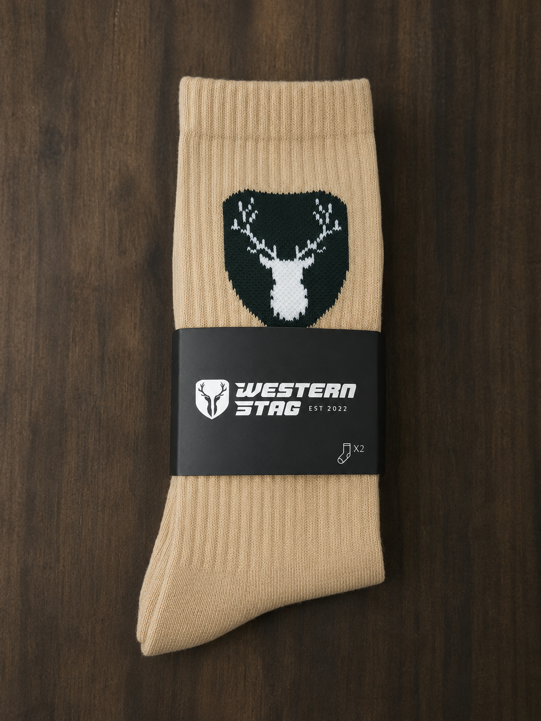 Western Stag signature socks-2 pair