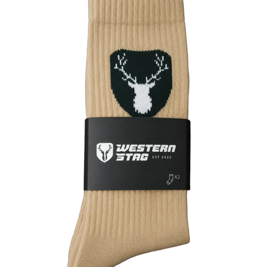 Western Stag signature socks-2 pair