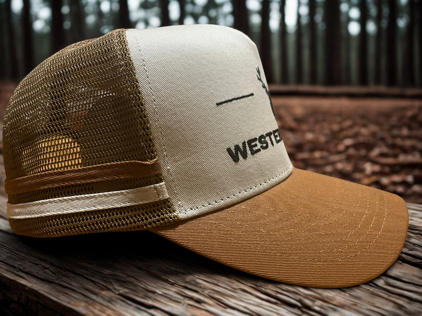 Western Stag Vintage Trucker Cap