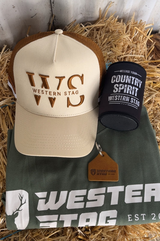 Western Stag Gift Box - trucker hat