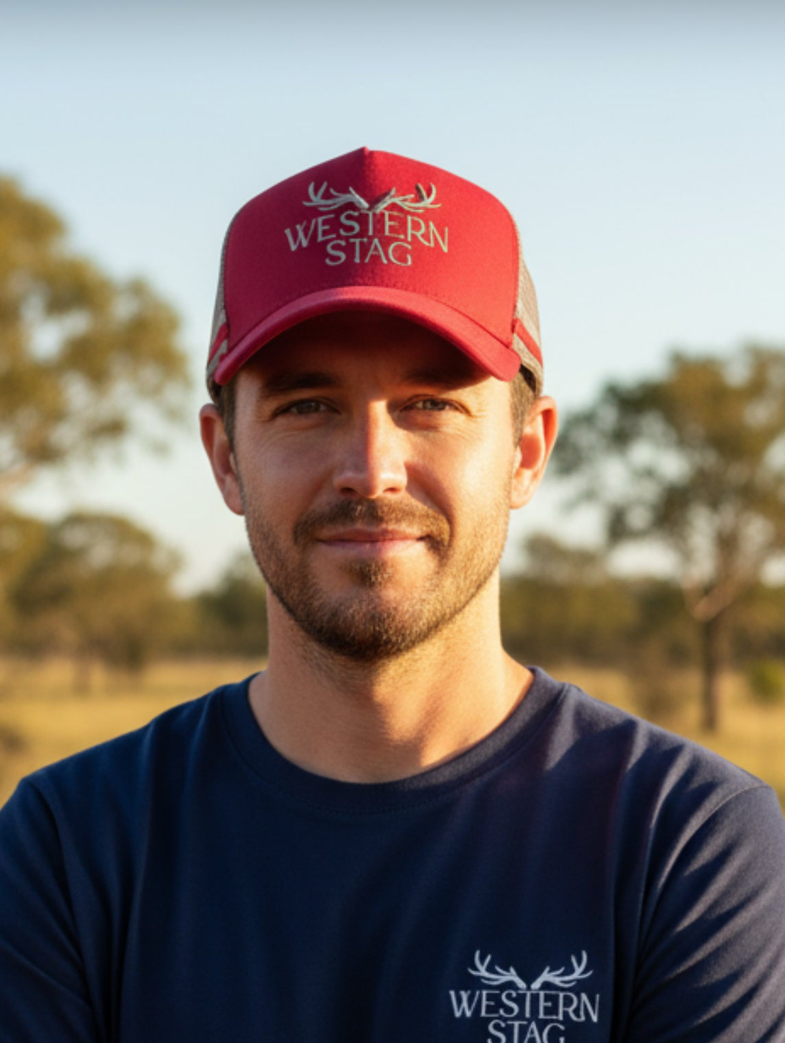 Western Stag “Outback Ember” Trucker Cap