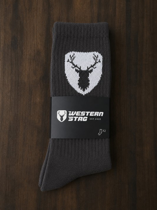 Western Stag signature socks-2 pair