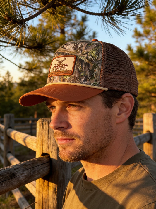 Western Stag Wild Trucker Cap