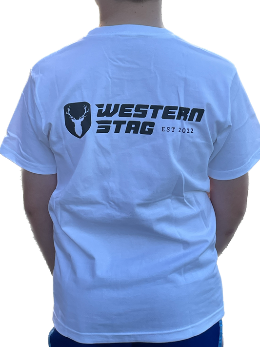 Kids Western Stag white t-shirt